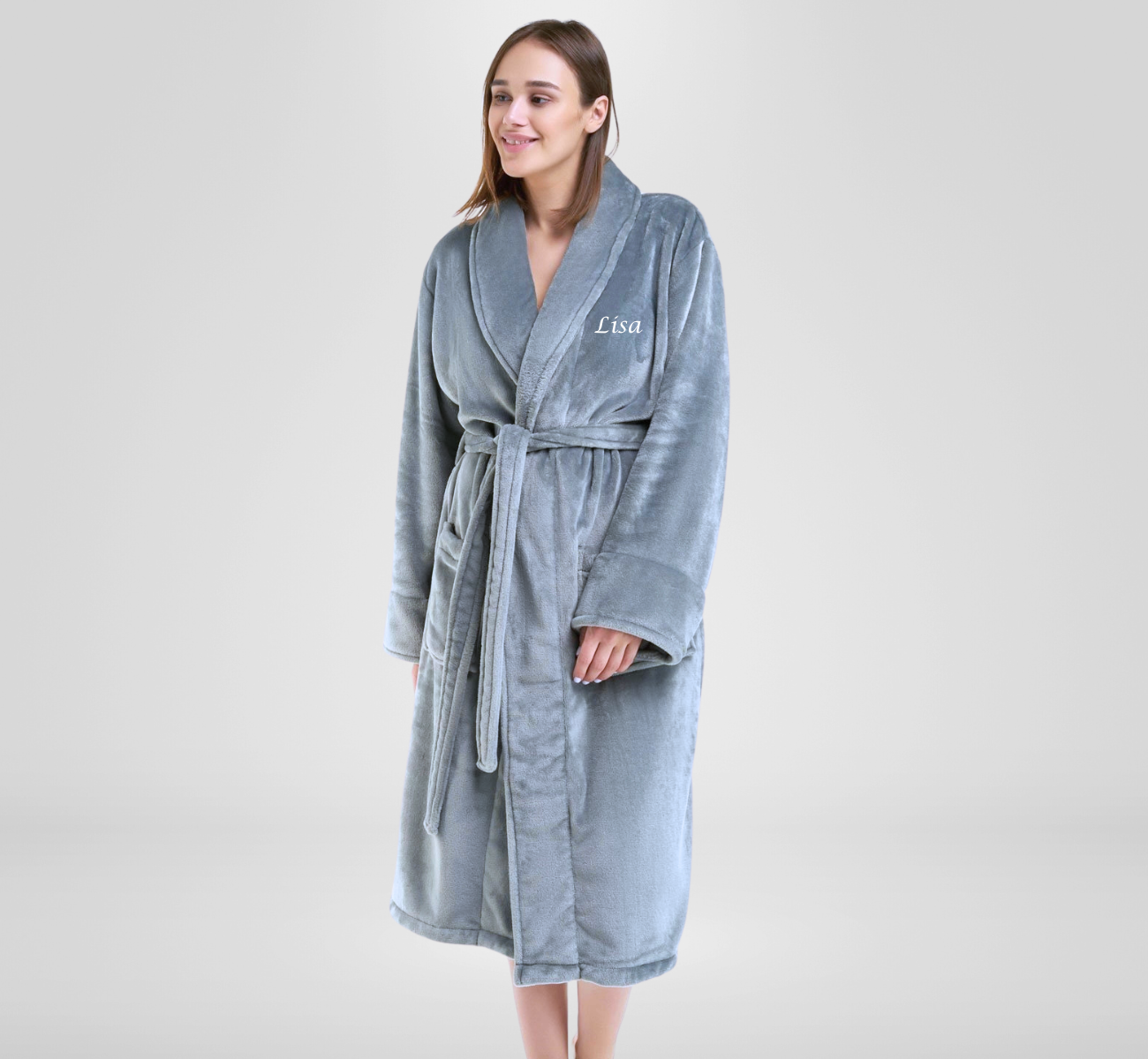 Microfleece Plush Bathrobes