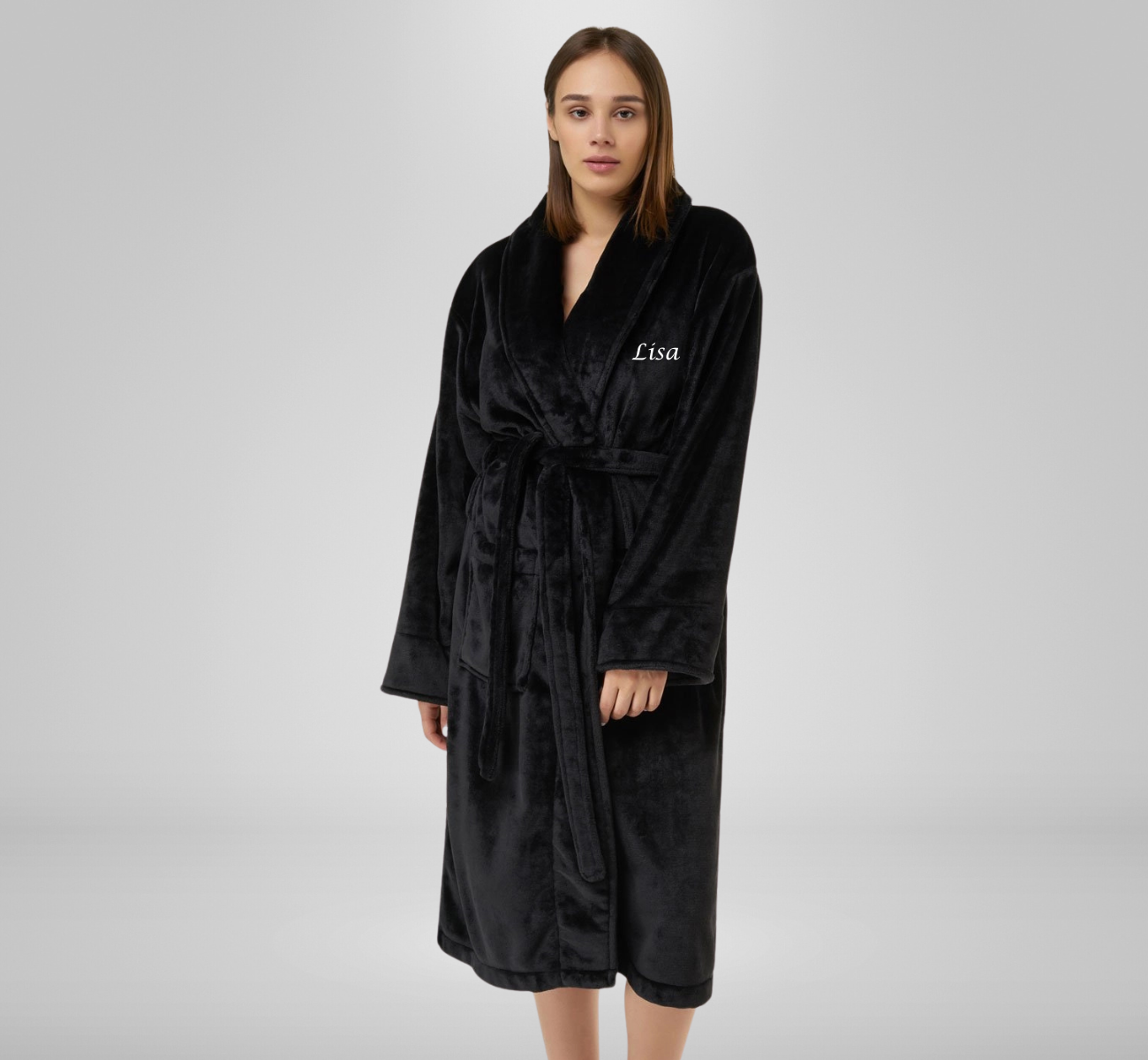 Microfleece Plush Bathrobes